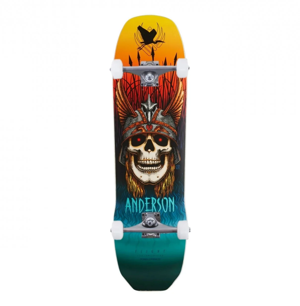 Skateboard Pro ANDY ANDERSON Heron 7-Ply Maple Deck 8.45 Powell